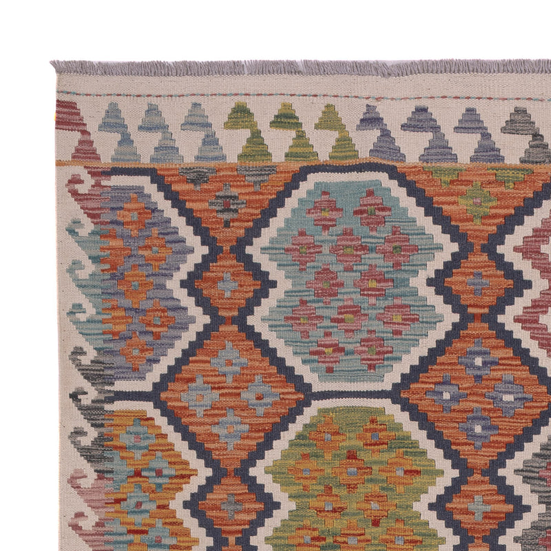 Kelim Rug - Splash - 192 x 155 cm - multicolored