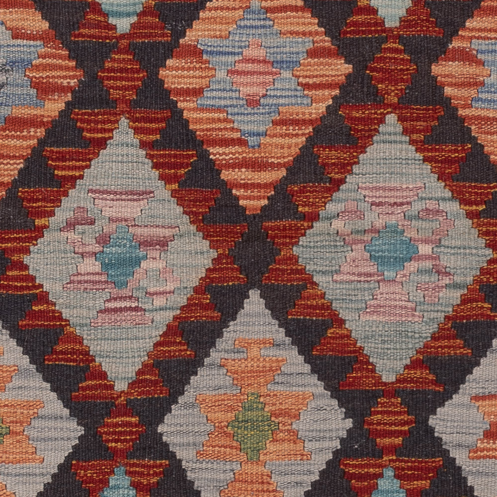 Kelim Rug - Splash - 196 x 155 cm - multicolored