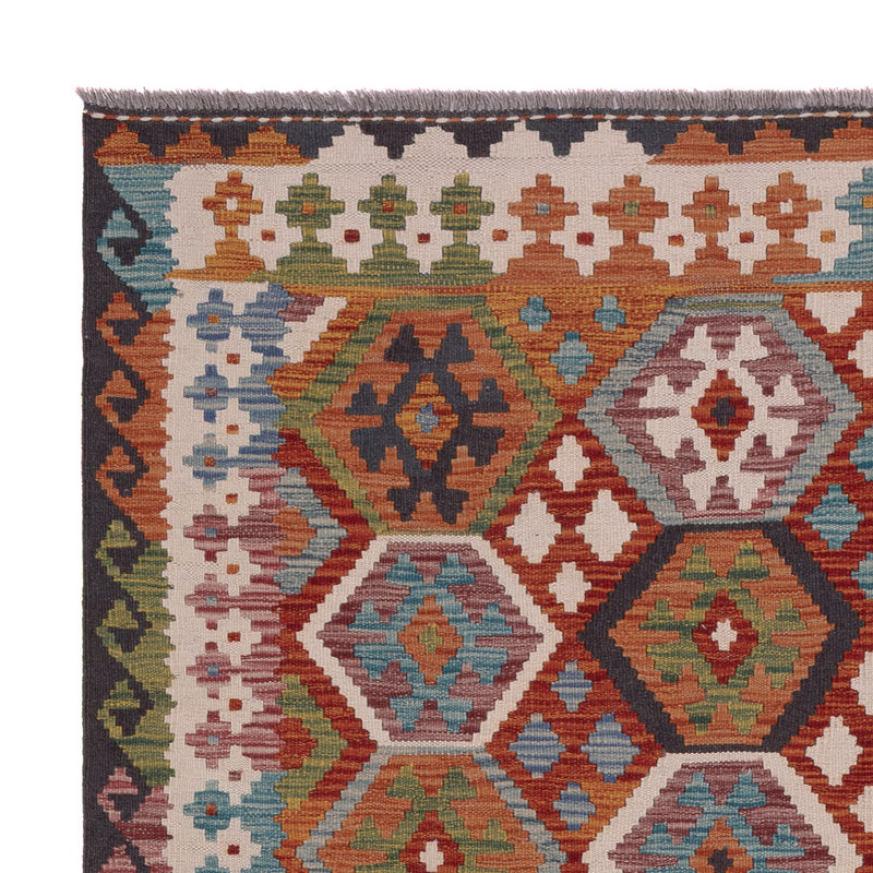 Kelim Rug - Splash - 192 x 157 cm - multicolored