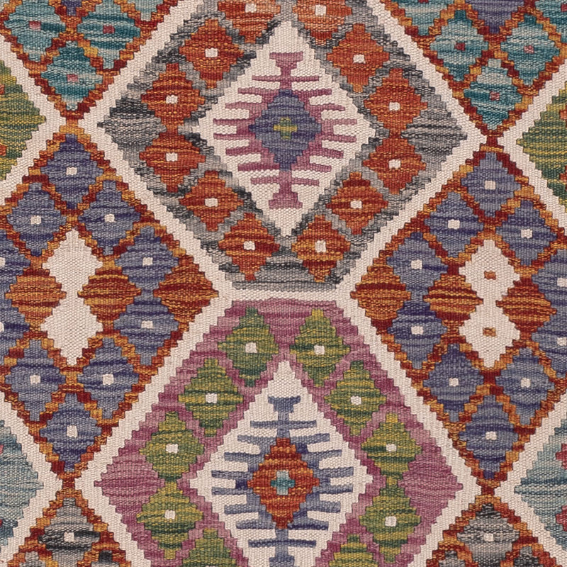 Kelim Rug - Splash - 205 x 165 cm - multicolored