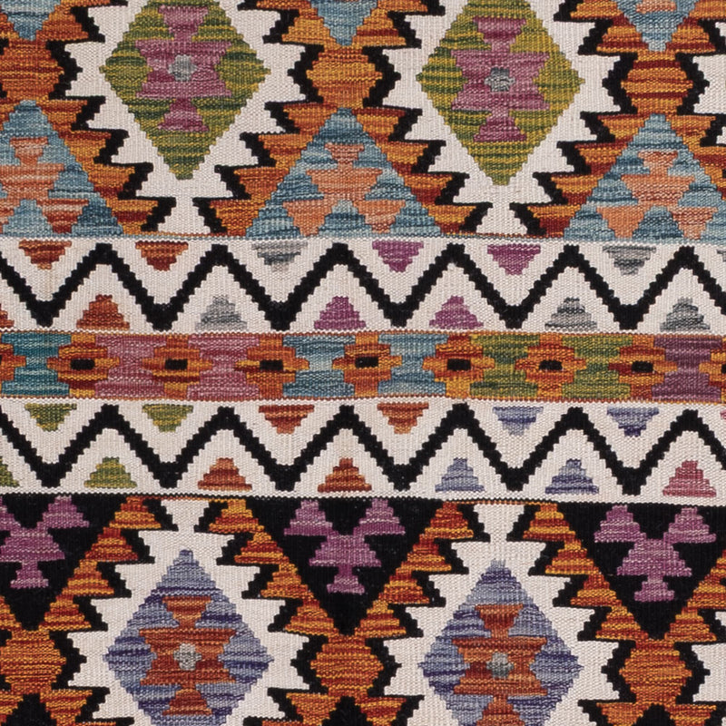 Kelim Rug - Splash - 245 x 178 cm - multicolored