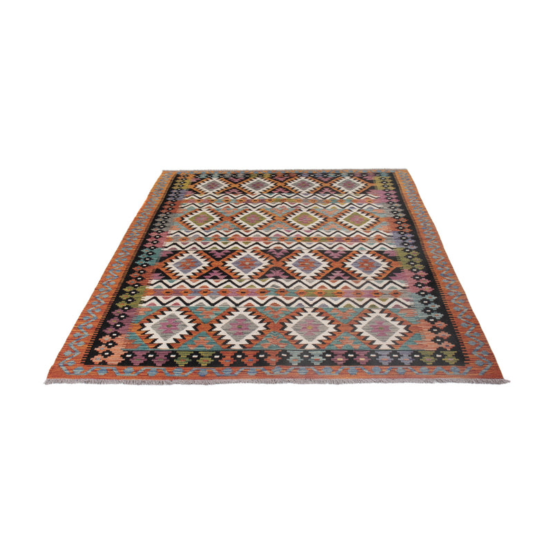 Kelim Rug - Splash - 245 x 178 cm - multicolored