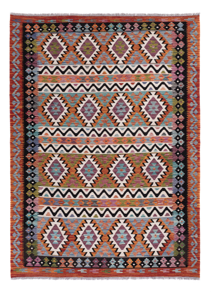 Kelim Rug - Splash - 245 x 183 cm - multicolored