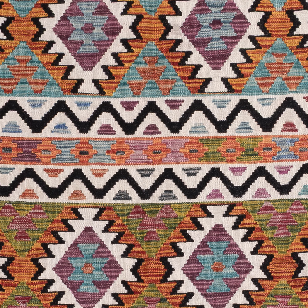 Kelim Rug - Splash - 245 x 183 cm - multicolored