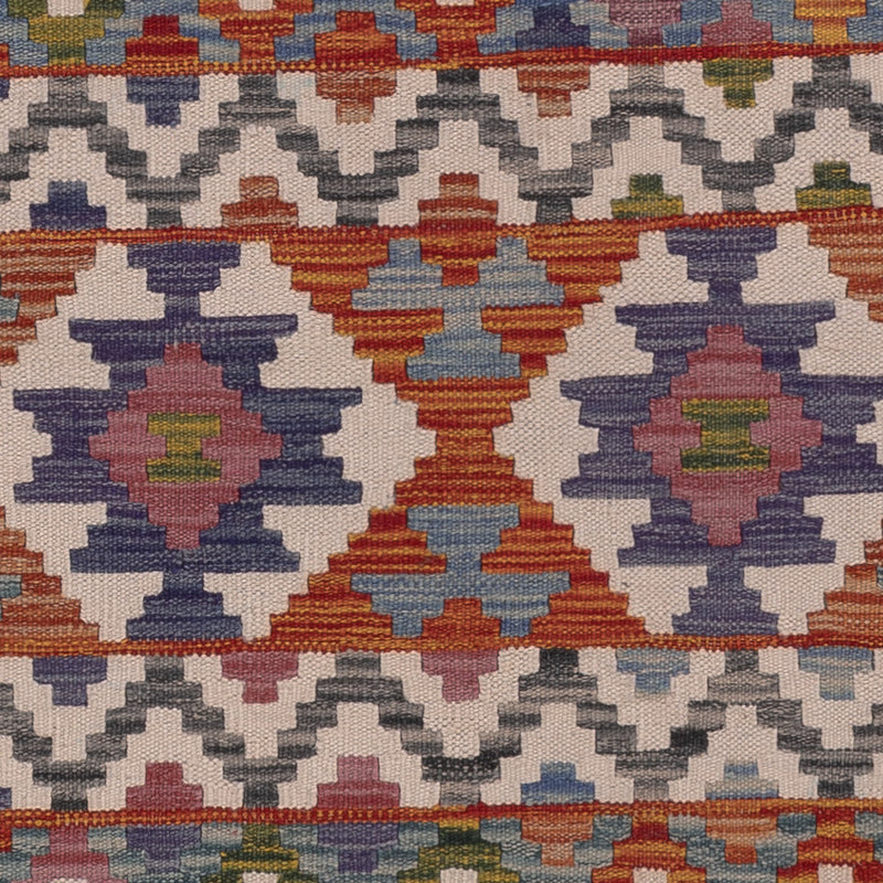 Kelim Rug - Splash - 202 x 151 cm - multicolored