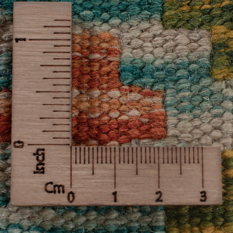 Kelim Rug - Splash - 198 x 148 cm - multicolored