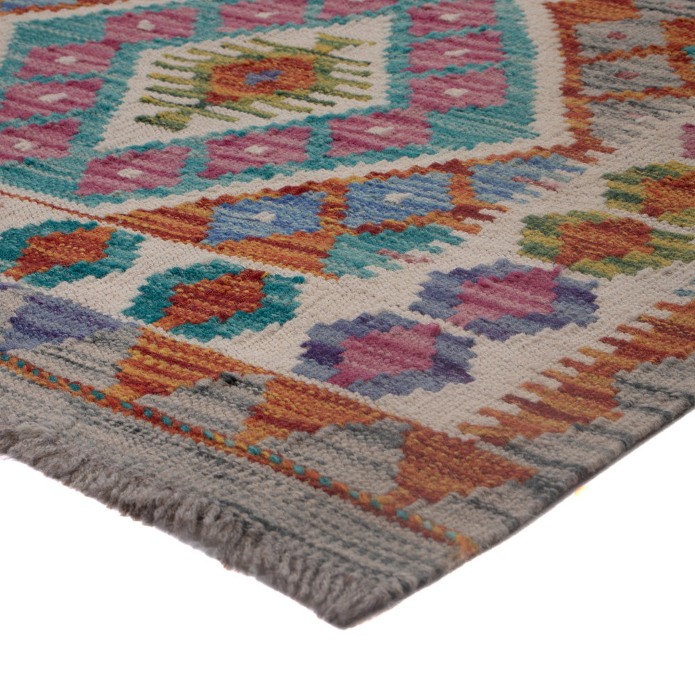 Kelim Rug - Splash - 150 x 107 cm - multicolored
