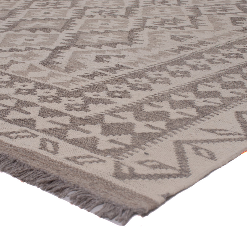Kelim Rug - Splash - 356 x 252 cm - light grey