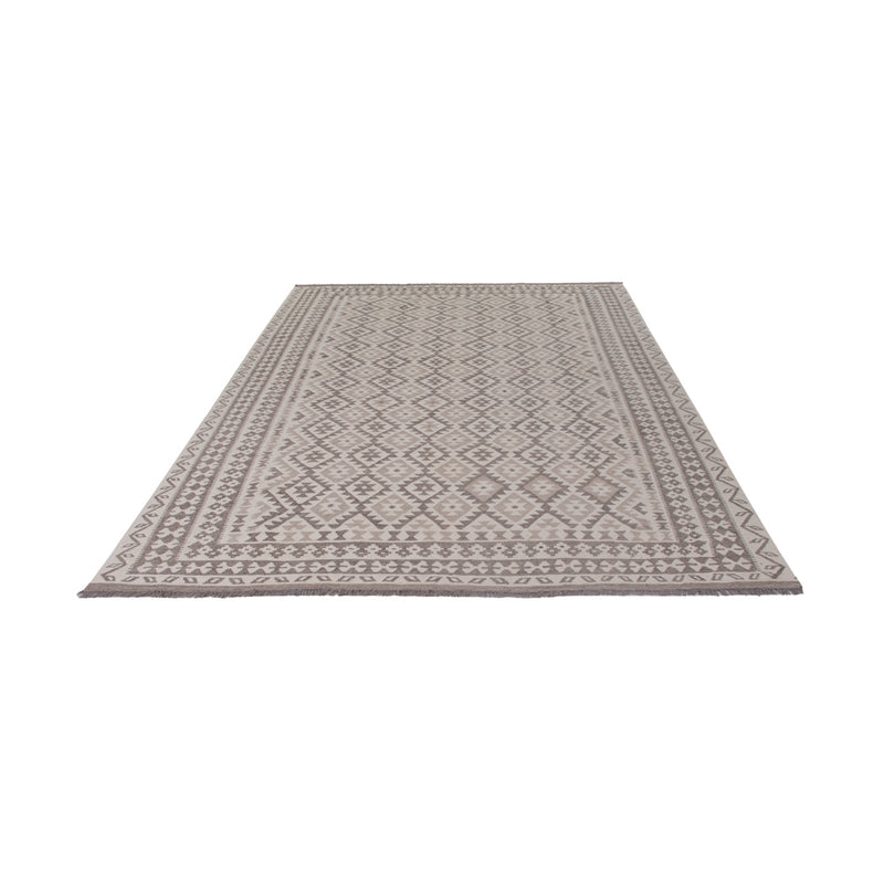 Kelim Rug - Splash - 356 x 252 cm - light grey