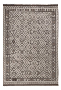 Kelim Rug - Splash - 297 x 206 cm - light grey