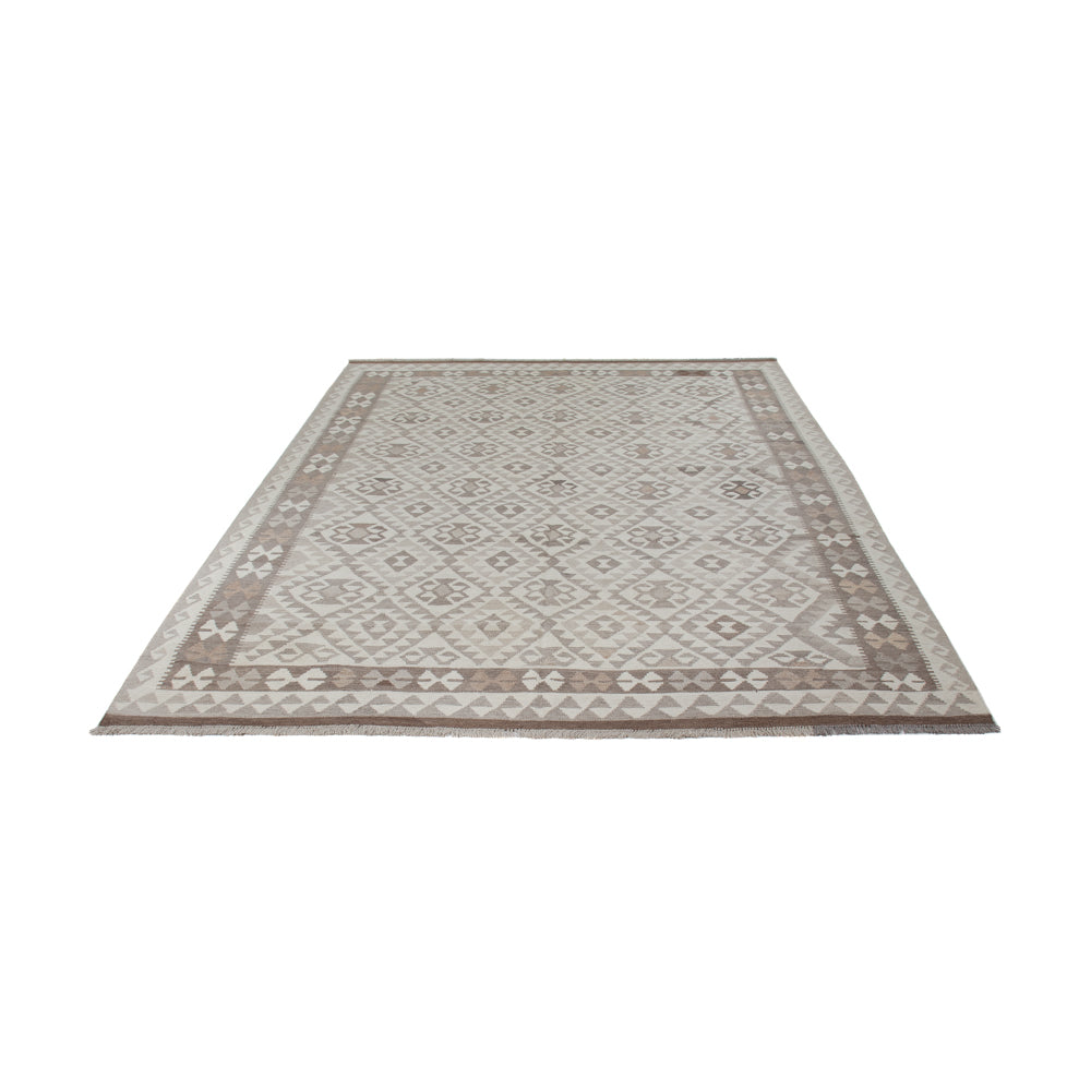 Kelim Rug - Splash - 297 x 206 cm - light grey