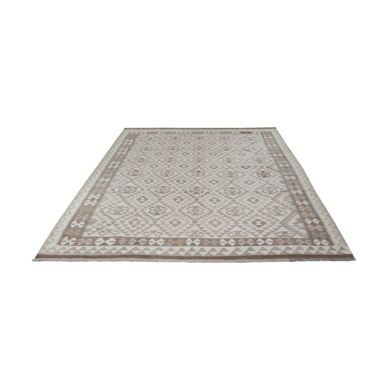 Kelim Rug - Splash - 297 x 206 cm - light grey