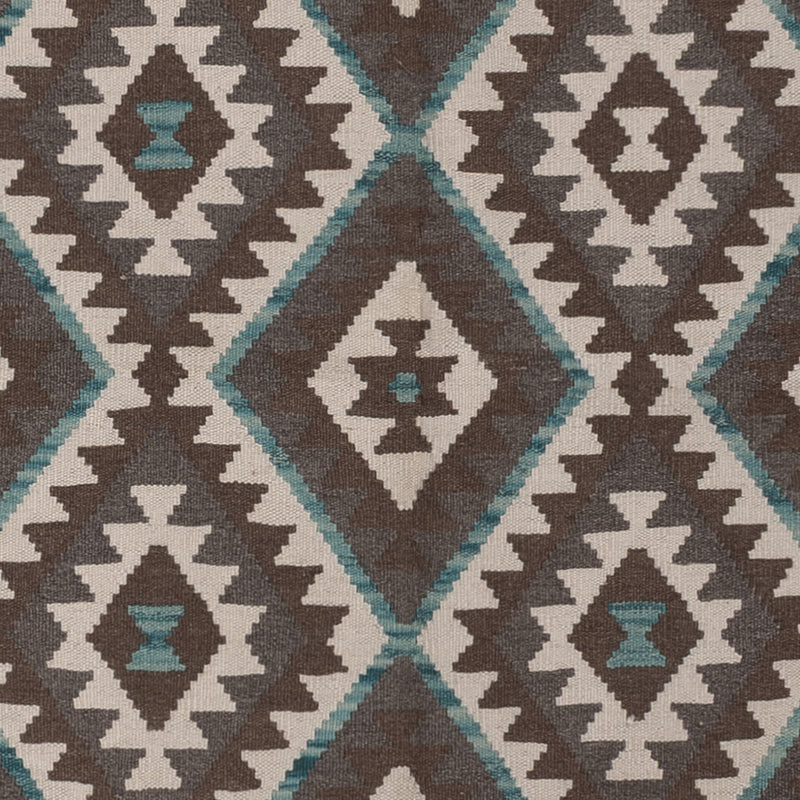 Kelim Rug - Splash - 300 x 204 cm - dark grey