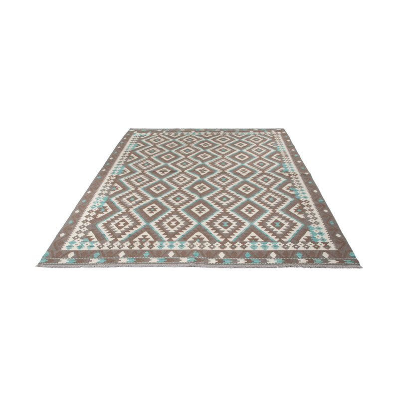 Kelim Rug - Splash - 300 x 204 cm - dark grey
