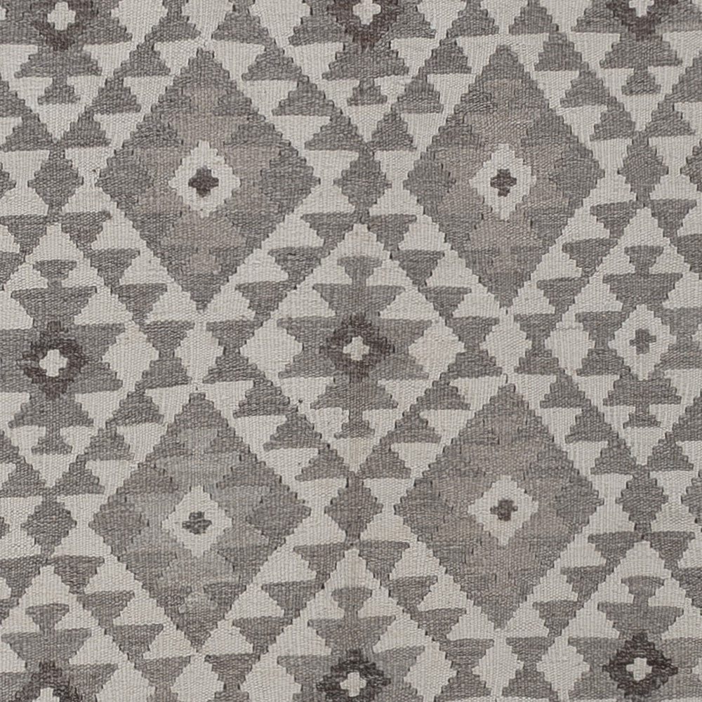 Kelim Rug - Splash - 294 x 203 cm - light grey