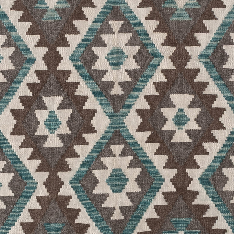 Kelim Rug - Splash - 294 x 197 cm - dark grey