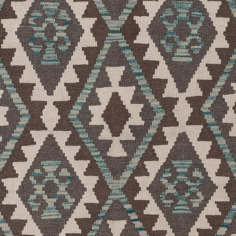 Kelim Rug - Splash - 286 x 206 cm - dark grey