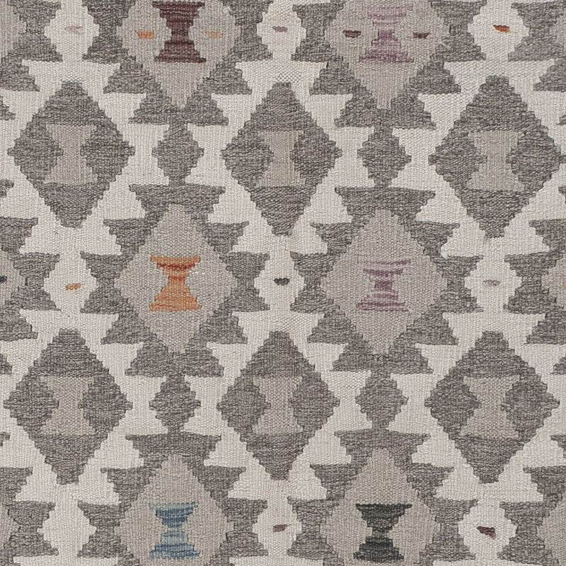 Kelim Rug - Splash - 296 x 202 cm - light grey