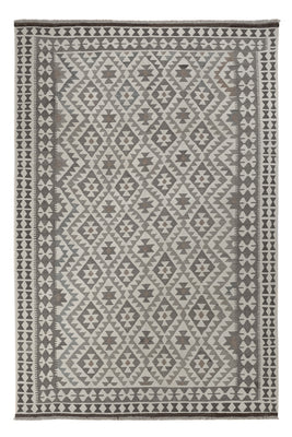 Kelim Rug - Splash - 299 x 200 cm - light grey