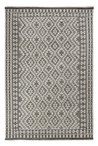 Kelim Rug - Splash - 299 x 200 cm - light grey