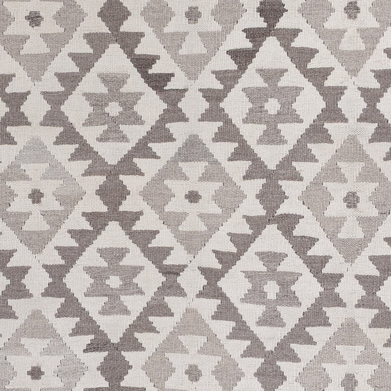 Kelim Rug - Splash - 244 x 185 cm - light grey