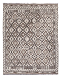 Kelim Rug - Splash - 239 x 185 cm - light grey