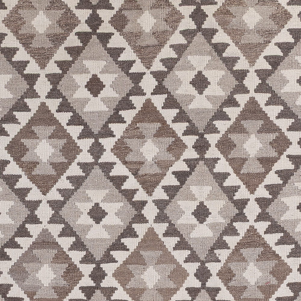 Kelim Rug - Splash - 239 x 185 cm - light grey