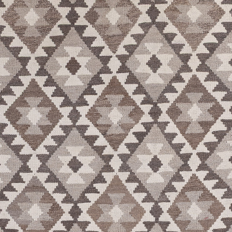 Kelim Rug - Splash - 239 x 185 cm - light grey