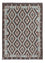 Kelim Rug - Splash - 243 x 176 cm - dark grey