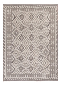 Kelim Rug - Splash - 240 x 179 cm - light grey