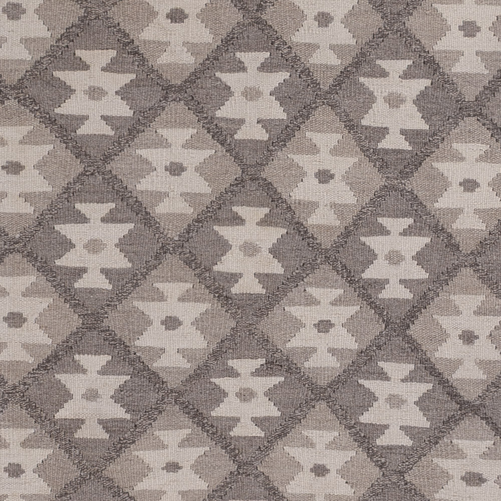 Kelim Rug - Splash - 244 x 177 cm - dark grey