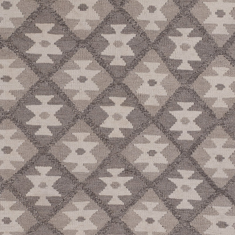 Kelim Rug - Splash - 244 x 177 cm - dark grey