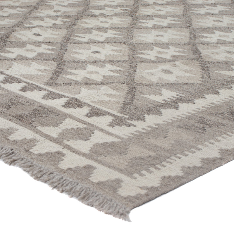 Kelim Rug - Splash - 244 x 177 cm - dark grey
