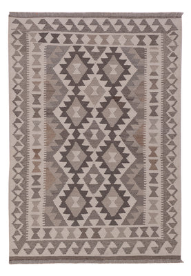 Kelim Rug - Splash - 149 x 104 cm - dark grey