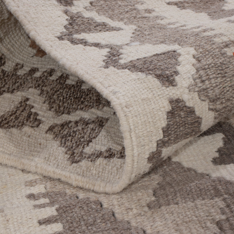 Kelim Rug - Splash - 149 x 104 cm - dark grey