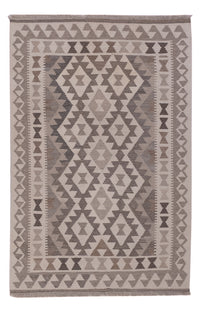 Kelim Rug - Splash - 157 x 104 cm - dark grey