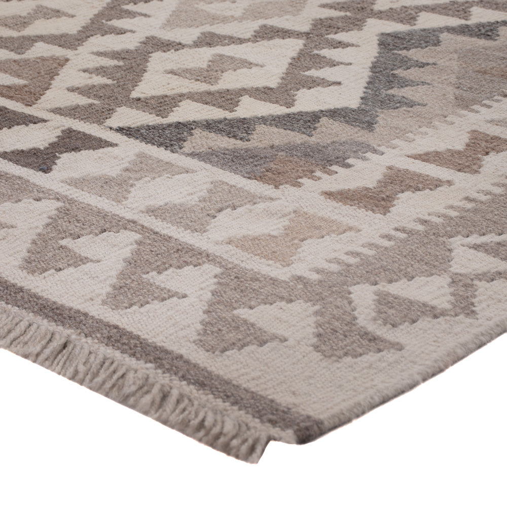 Kelim Rug - Splash - 157 x 104 cm - dark grey