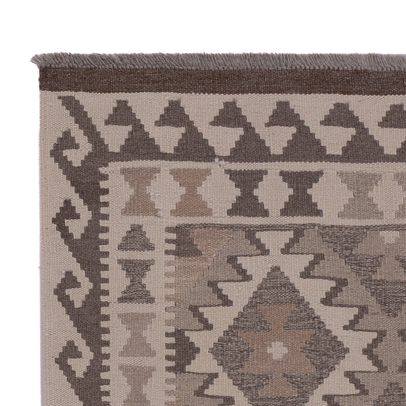 Kelim Rug - Splash - 147 x 100 cm - dark grey