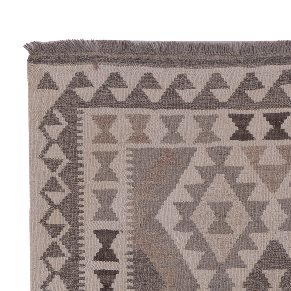 Kelim Rug - Splash - 155 x 103 cm - dark grey