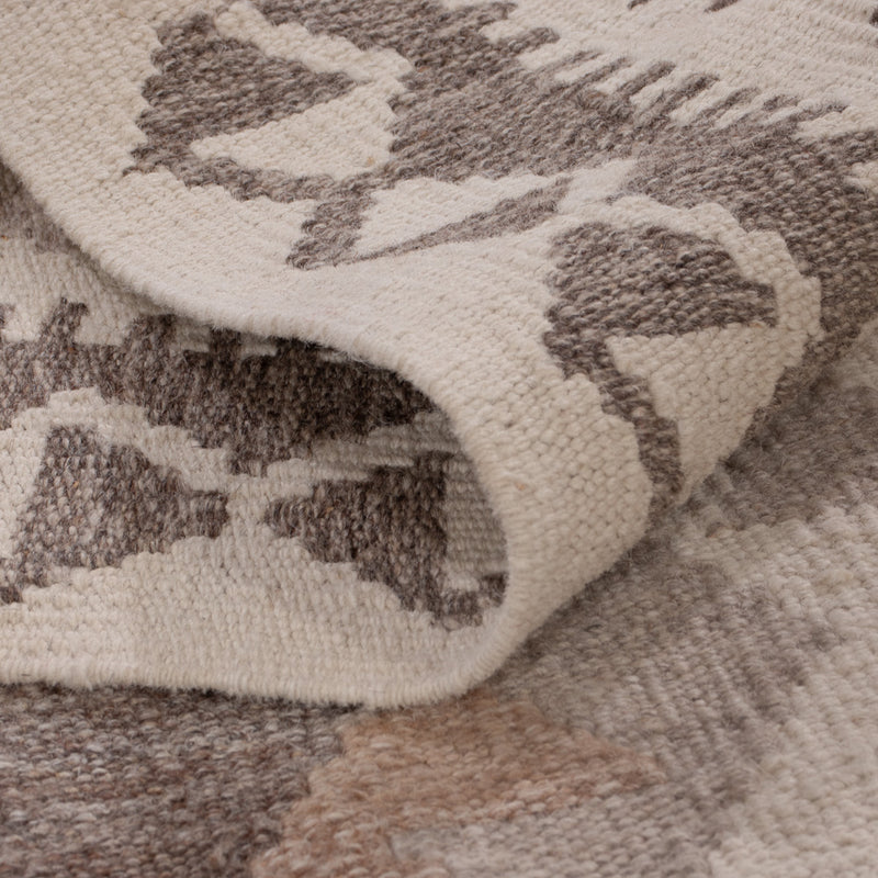 Kelim Rug - Splash - 155 x 103 cm - dark grey