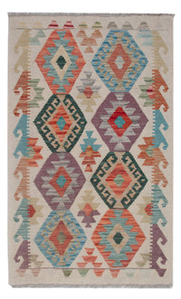 Kelim Rug - Splash - 125 x 78 cm - multicolored