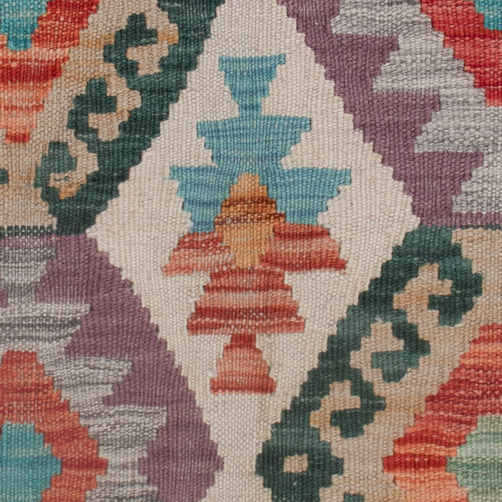 Kelim Rug - Splash - 125 x 78 cm - multicolored