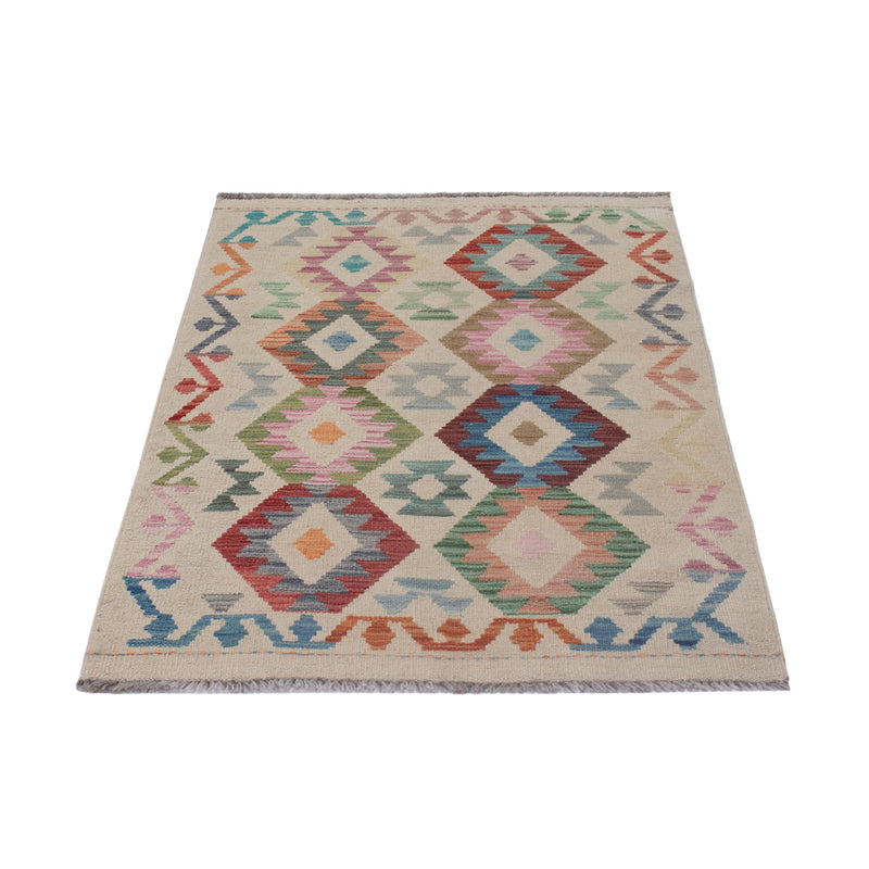 Kelim Rug - Splash - 126 x 80 cm - multicolored