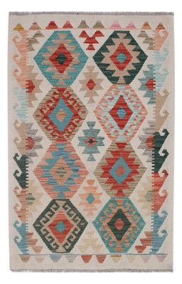Kelim Rug - Splash - 128 x 82 cm - multicolored