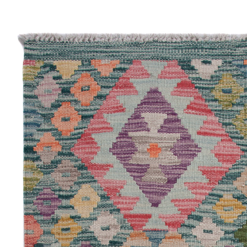 Kelim Rug - Splash - 128 x 84 cm - multicolored