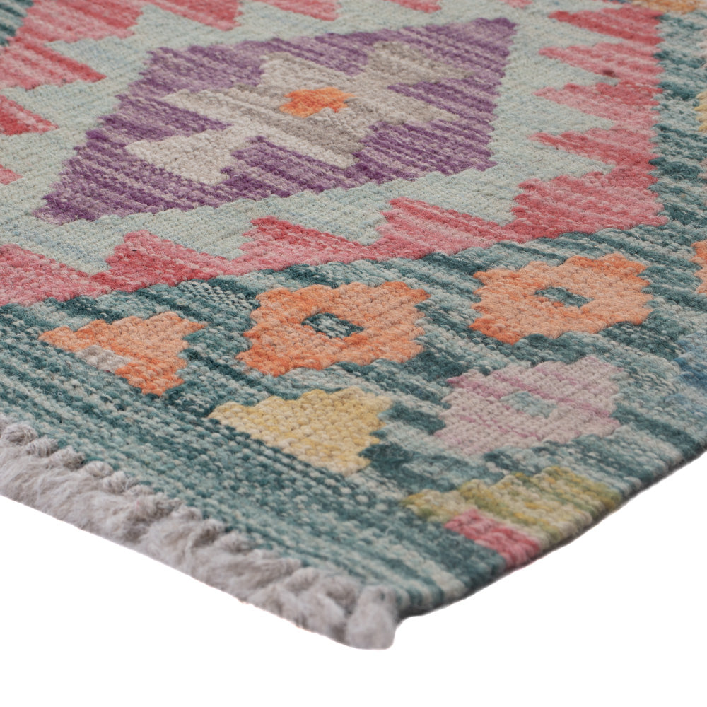 Kelim Rug - Splash - 128 x 84 cm - multicolored