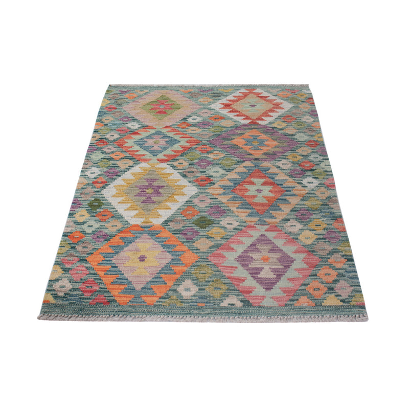 Kelim Rug - Splash - 128 x 84 cm - multicolored