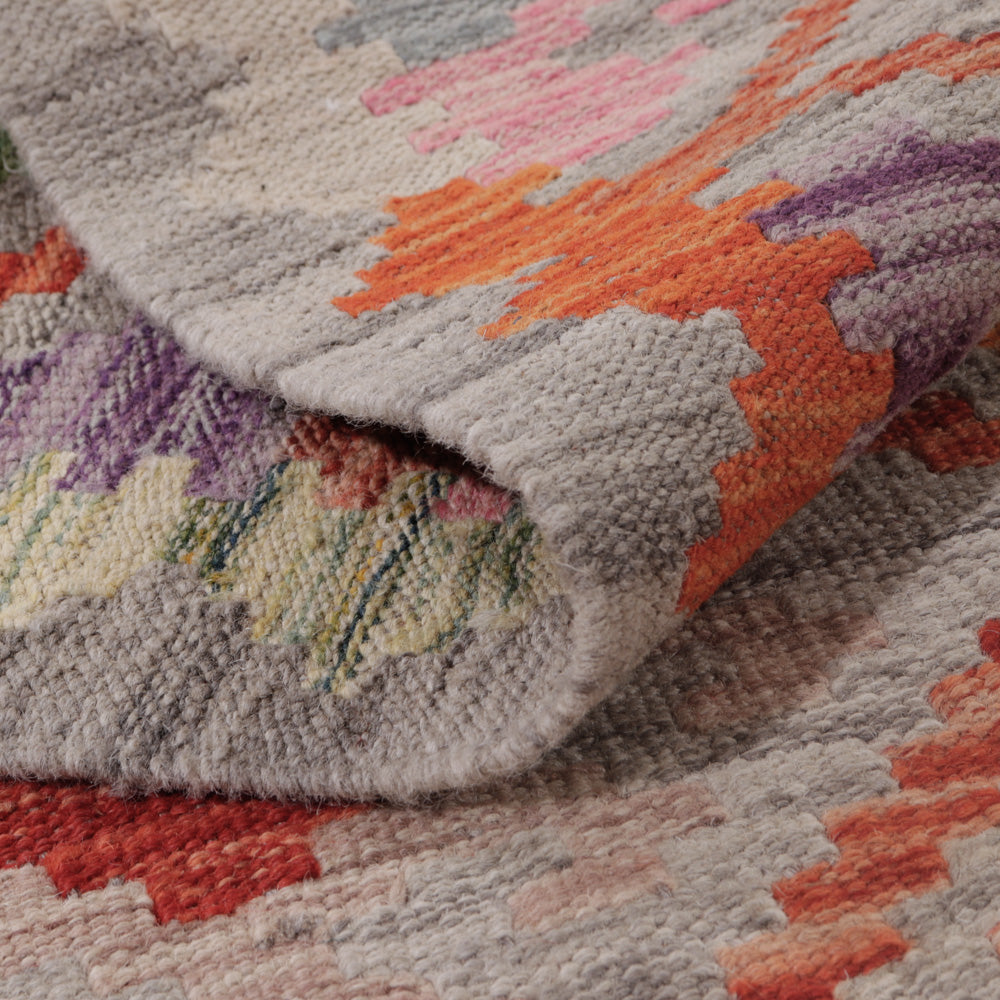 Kelim Rug - Splash - 130 x 83 cm - multicolored