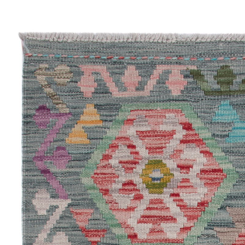 Kelim Teppich - Splash - 124 x 81 cm - mehrfarbig