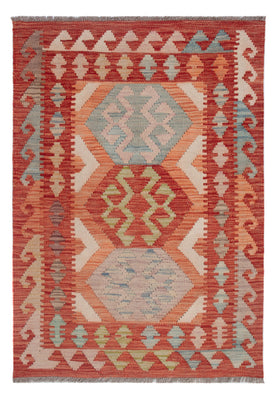 Kelim Rug - Splash - 126 x 88 cm - multicolored